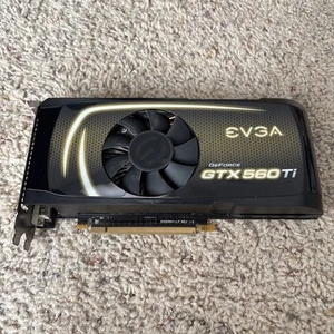 EVGA Nvidia GeForce GTX560 TI 1GB PCI-E Video Card mini-HDMI/DVI - Picture 1 of 3