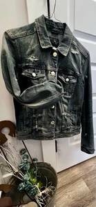 American Eagle Outfitters Juniors Large Jeans Jacket - Picture 1 of 4