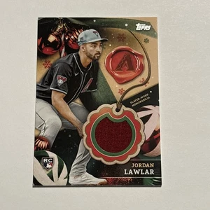 Camiseta deportiva de novato Jordan Lawlar 2024 Topps Holiday Relics #RCJL Diamondbacks  - Imagen 1 de 2