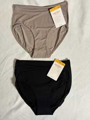 NUEVO Calzoncillos Warners Suave Sin Pellizcos 2 Pares Corte Alto Cintura Alta Pequeños 5 Foto 1 de 4