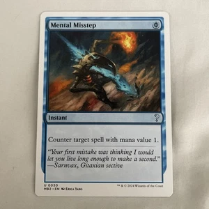 MTG - Mental Misstep (White Border) Mystery Booster 2 Regular NM 1x - Picture 1 of 2