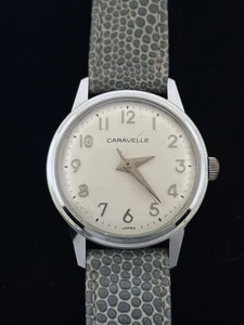 Vintage Caravelle Clearback Wristwatch Cal. 11DO 17 Jewels - RUNS - Picture 1 of 5