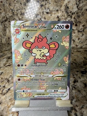 Simisear VSTAR GG37/GG70 Crown Zenith: Galarian Gallery Holo INK ERROR - Image 1 of 2