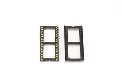 Lote de 10 M83734/07-013 Tyco 28 pines cola de soldadura grado militar ic socket Foto 1 de 2