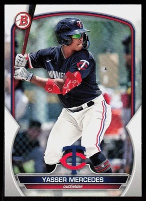 2023 Bowman Draft Yasser Mercedes #BD-139 BASEBALL CARD Minnesota Twins - Image 1 of 2