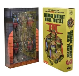 SDCC 2023 NECA TMNT Teenage Mutant Ninja Turtles 3 Samurai 7" 4 Pack VHS - Picture 1 of 5