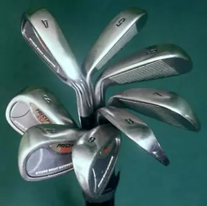 Set of 8 x Bridgestone Precept EV2 Irons 4-SW Stiff Graphite Shafts - Picture 1 of 6