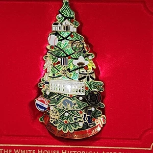 White House Historical Association Light Up Christmas Ornament Tree 2015 NIB - Picture 1 of 11