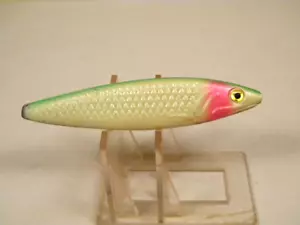 Vintage ZZinger Neddle pesca jig 2,3 oz esca a manovella - Foto 1 di 3
