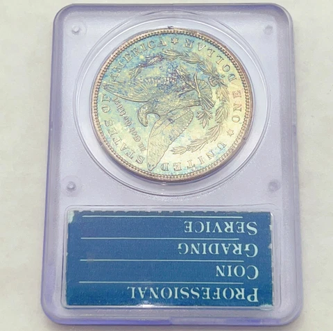 1880-S PCGS Rattler MS65 Morgan Silver Dollar PQ Toning 050090 Cover