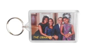 Obama Keepsake ((The Obama Family Keychain In Gift Box - Picture 1 of 3