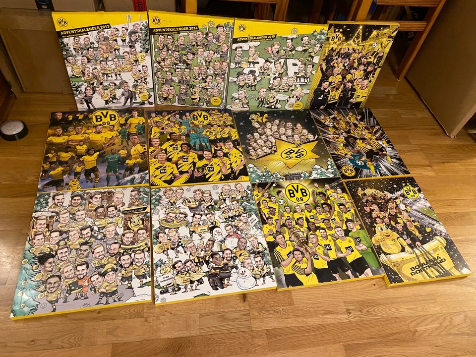 13x BVB 09 2013 bis 2025 Comic Adventskalender leer ohne Inhalt SUPER ALS DEKO!! - Bild 1 von 4