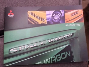 Mitsubishi Space Wagon Accessories 03/99 Brochure IN Very Good Condition - Picture 1 of 4