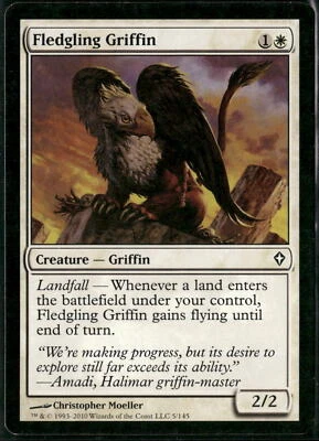 Fledgling Griffin Worldwake #5 Magic The Gathering MTG - Image 1 of 2
