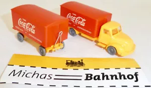 Coca Cola Magirus Arancione Rosso Rimorchio Camion IMU Replica Serie 1:87 H0 13 - Foto 1 di 2