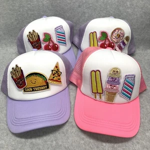 4x Taco Tuesday Trucker Hat Cap Adjustable SnapBack Party Cherry Ice Cream Pizza - Picture 1 of 19