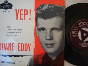 **DUANE EDDY YEP ! 4 TRACK 7"EP 45rpm RE-W 1217 1958 IN VERY GOOD CONDITION** - Picture 1 of 4