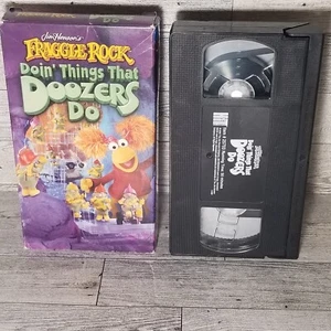 Fraggle Rock Doin' Doing Things That Doozers Do VHS Tape Jim Henson Tested - Picture 1 of 6