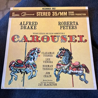 SIGNED! RARE CAROUSEL ALFRED DRAKE ROBERTA PETERS RODGERS HAMMERSTEIN VINYL NM! - Image 1 of 4