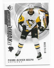 Pierre-Olivier Joseph 2020-21 SP Hockey 0115/2299 #107 Rookie Hockey Card Mint