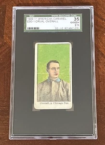 1909-11 E90-1 American Caramel Orval Overall SGC 35 - Picture 1 of 3