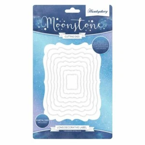 Hunkydory - ETICHETTA DECORATIVA LUNGA pietra di luna - Set di fustelle artigianali per nidificazione - MSTONE157 - Foto 1 di 1