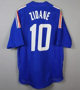 FRANCE 2002-2004 HOME ORIGINAL PLAYER ISSUE ADIDAS FOOTBALL SHIRT - Picture 1 of 9