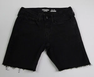 Women's Denizen Levi's Black Low-Rise Bermuda-style Jegging Shorts Sz. 25 A21-45 - Picture 1 of 4