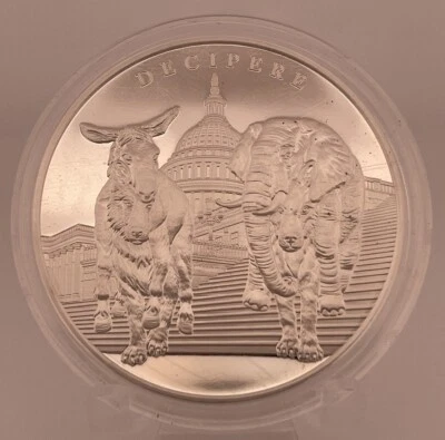 2021 5OZ THE AWAKENING SILVER ROUND .9999 ~ FREE S/H - Image 1 of 2