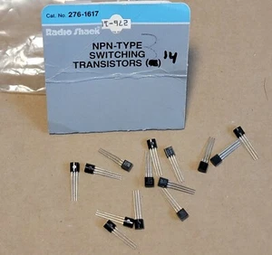 Vintage Radio Shack NPN Type Switching Transistors 276-1617 - Picture 1 of 3