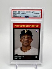 Ke'Bryan Hayes 2021 Topps 582 Montgomery Set 5 #6 Rookie RC PSA 10 POP 4