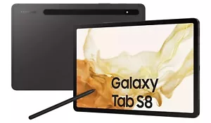 Samsung Galaxy Tab S8 SM-X700 - 128GB - WiFi - Graphite - UK Model - Grade C - Picture 1 of 1