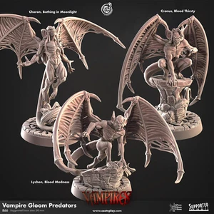 Vampire Gloom Predators Vampires CastNPlay D&D Miniatura Wargaming Impreso en 3D - Imagen 1 de 1