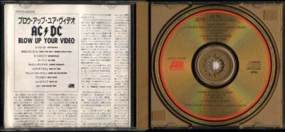 AC/DC Blow Up Your Video JAPAN Limited 24k GOLD CD 1988 43XD-2006 MEGA RARE! - Image 1 of 3