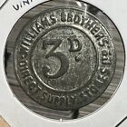 Vintage Great Britain William Brothers Supply Store 3 Pence Token