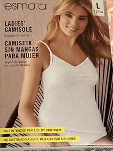Women's Camisole Tank Top White L (12/14) - Picture 1 of 3