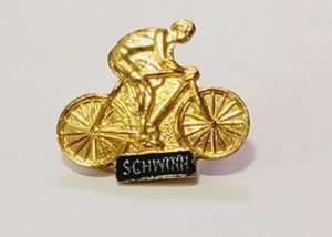 Vintage SCHWINN Man on Bike Anstecknadel - Bild 1 von 5