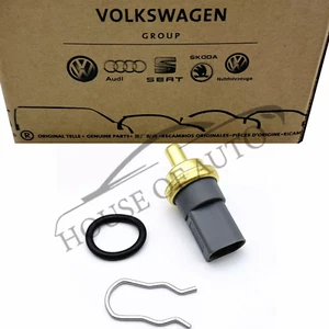 Original VW Kühlmitteltemperatur Sensor Für Golf Passat Jetta Audi A3 A4 A5 A6 - Picture 1 of 6