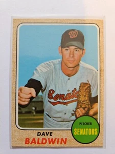 1968 Topps Dave Baldwin RC #231 EX/MT KOMBINIERTER VERSAND - Bild 1 von 2