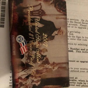 2007 Presidential Dollar Proof Set U.S. Mint Packaging OGP COA - Picture 1 of 1