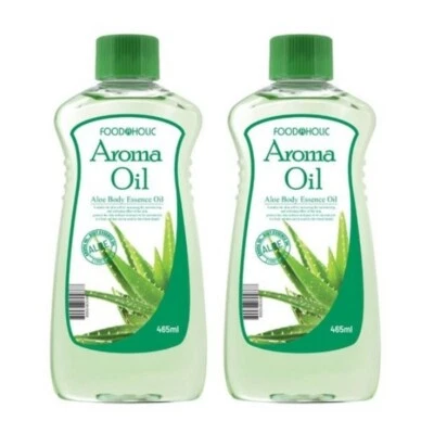 FOODAHOLIC Aroma Oil Aloe Body Essence Oil 465ml(15.72oz)x2pcs Korea - Image 1 of 4