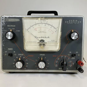 Générateur de signaux audio Heathkit IG-72-testé AG-9A testé alimentations - Photo 1 sur 12
