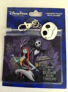 Disney Park JACK SKELLINGTON Schlüsselband Ausweistasche mit Anhänger Halloween SALLY NBC NEU - Bild 1 von 5