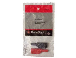 Enchufes de plátano tipo seguridad macho ~ 2 / PK ~ RadioShack 274-0012 - Imagen 1 de 1