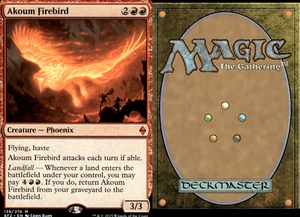 Magic The Gathering-MTG-Akoum Firebird - Picture 1 of 1