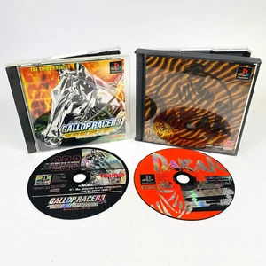 PlayStation 1 Japanese Import Lot: Dakar '97 & Gallop Racer 3 - Tested PS1 Works - Picture 1 of 15