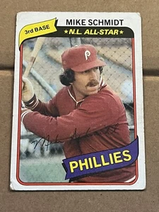 1980 TOPPS - MIKE SCHMIDT PHILLIES #270 - Picture 1 of 2
