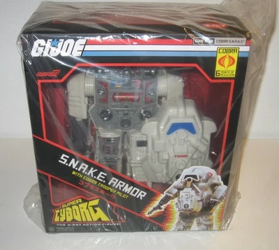 COBRA S.N.A.K.E. ARMOR Super Cyborg Super7 MISB Utlimate GI Joe Snake G.I. Foto 1 de 4