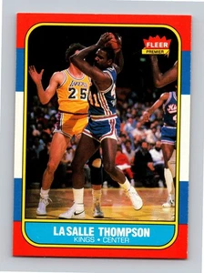 LaSalle Thompson 1986 Fleer Rookie #110 RC ICONIC SET NM-MT High Grade - Picture 1 of 2
