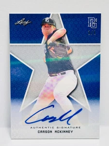 CARSON MCKINNEY Auto/ 1 of 1 2020 Leaf Perfect Game National Showcase #BA-CM3 - Picture 1 of 2